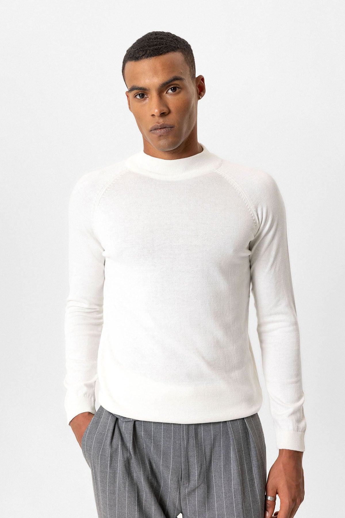 Antioch Men's Half-Turtleneck Sweater