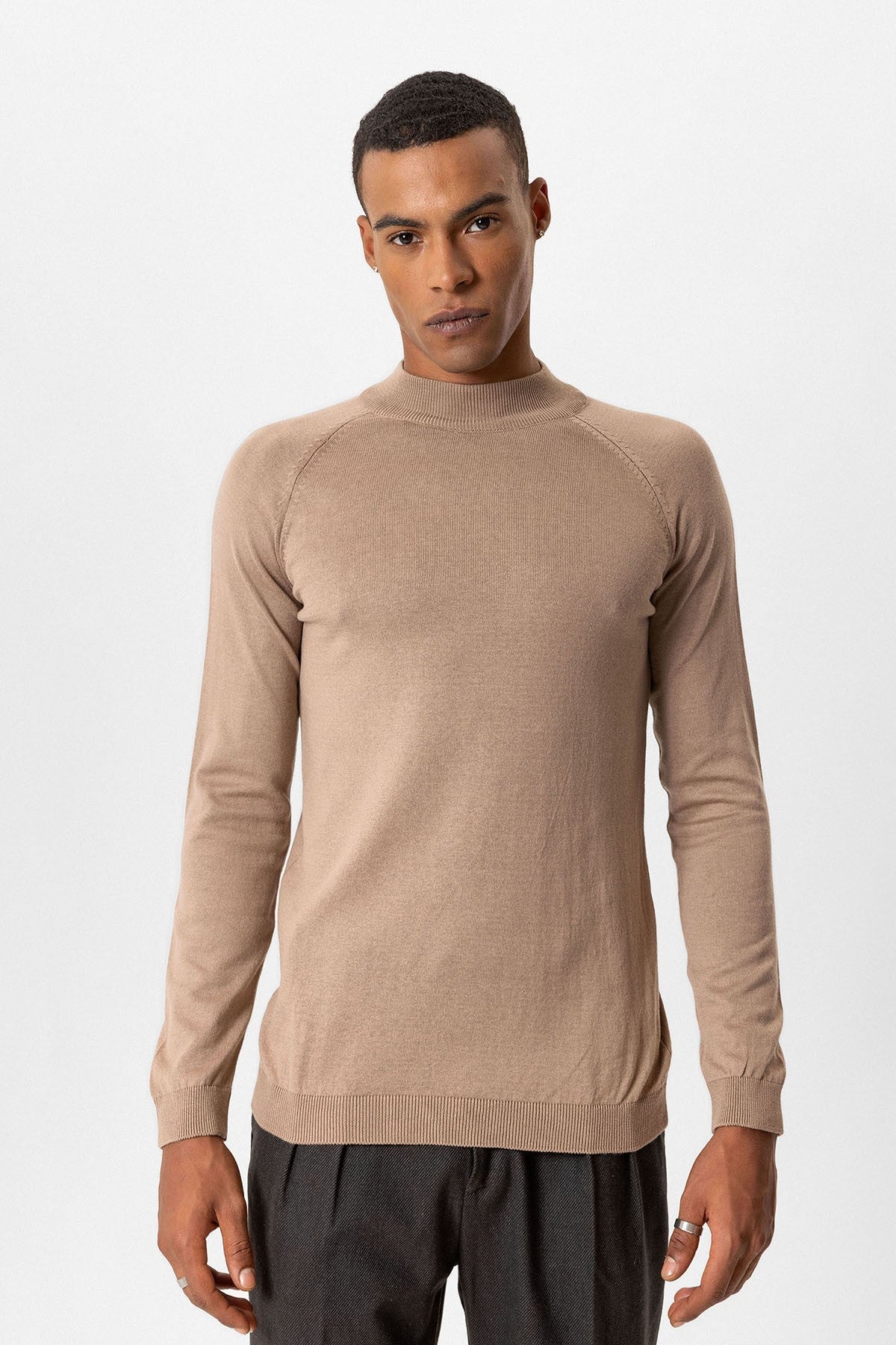 Antioch Men's Half-Turtleneck Sweater