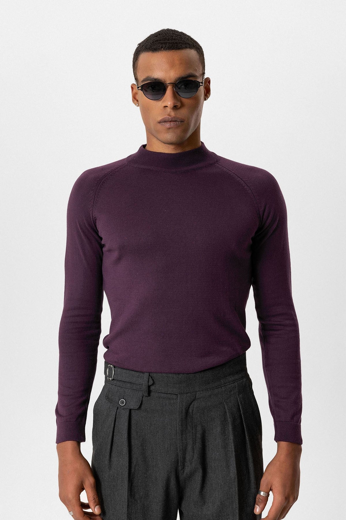 Antioch Men's Half-Turtleneck Sweater