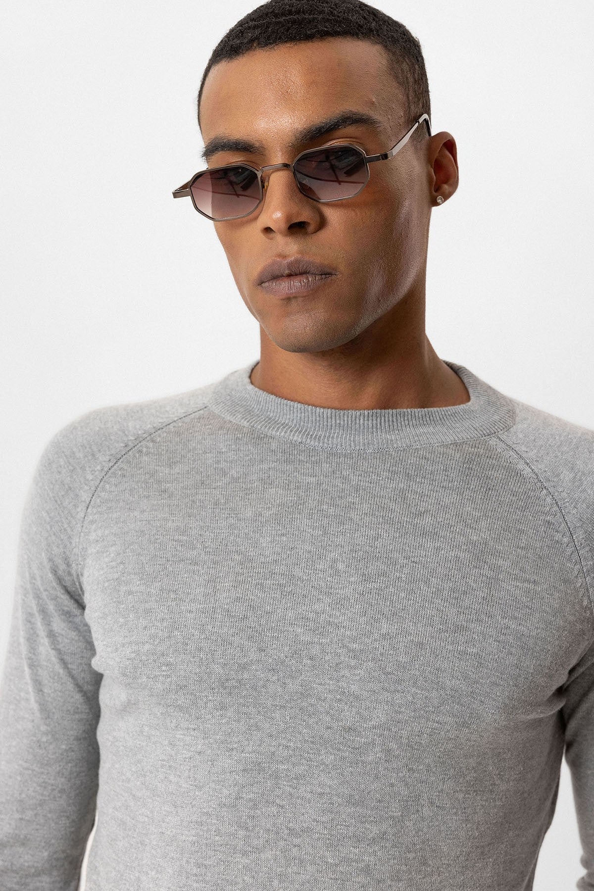 Antioch Bike Neck Slim-Fit Knit Sweater