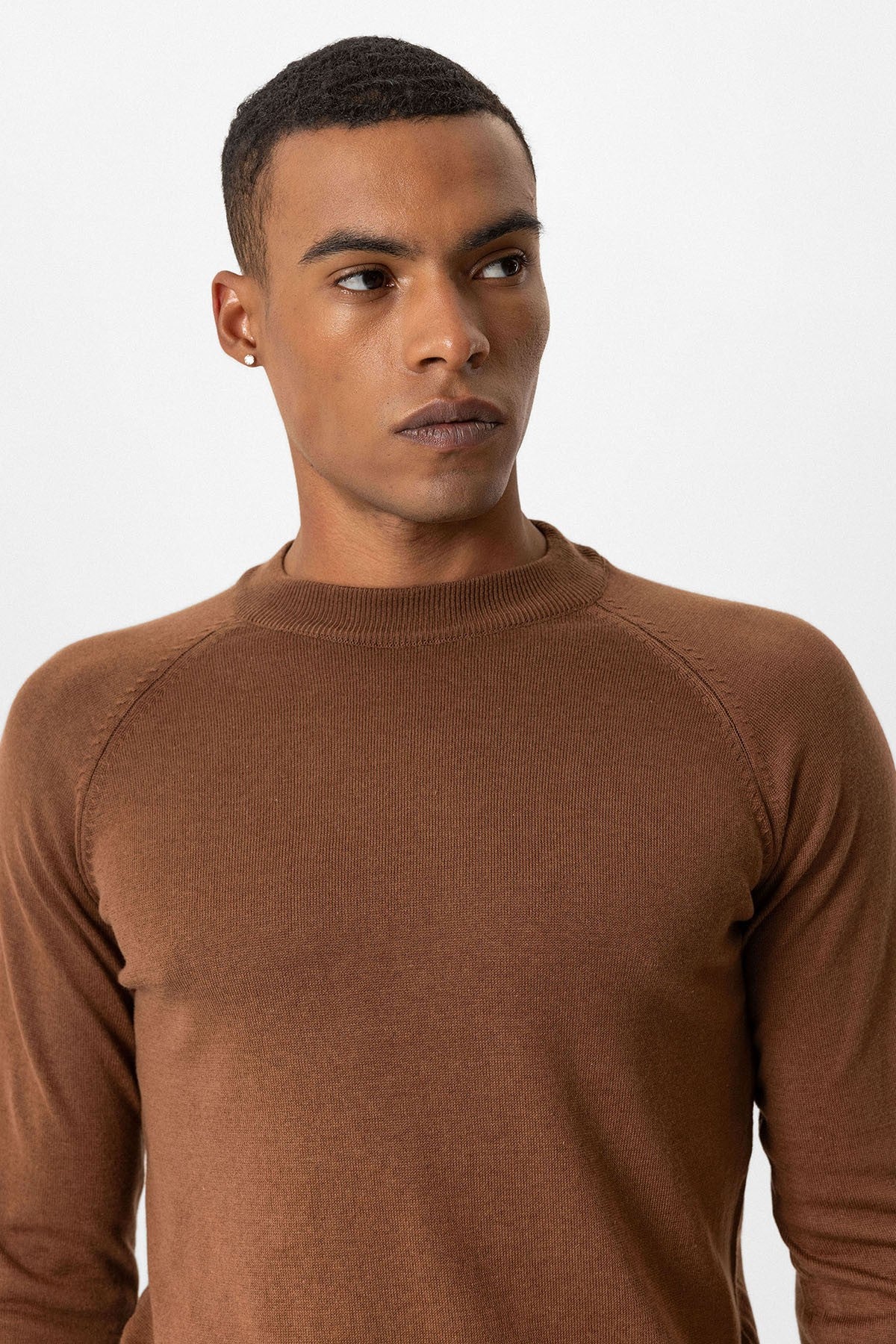 Antioch Bike Neck Slim-Fit Knit Sweater