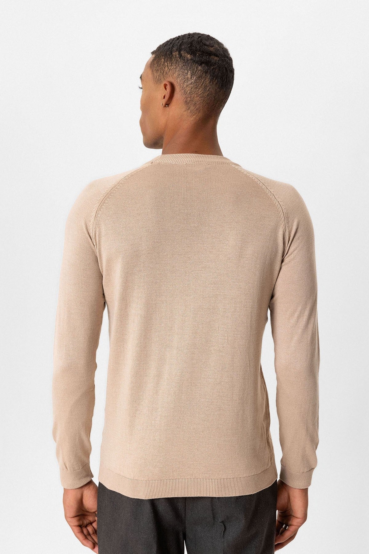 Antioch Bike Neck Slim-Fit Knit Sweater