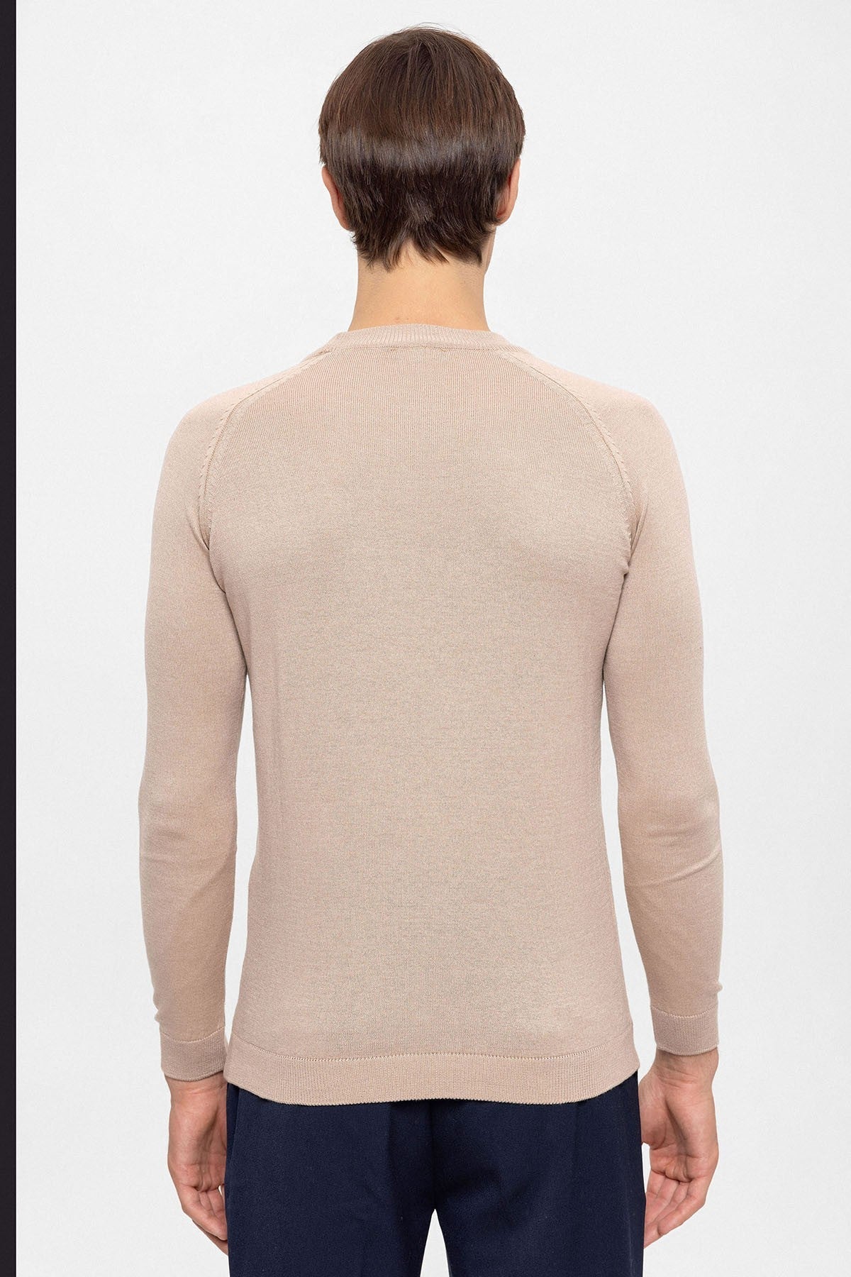 Antioch Bike Neck Slim-Fit Knit Sweater