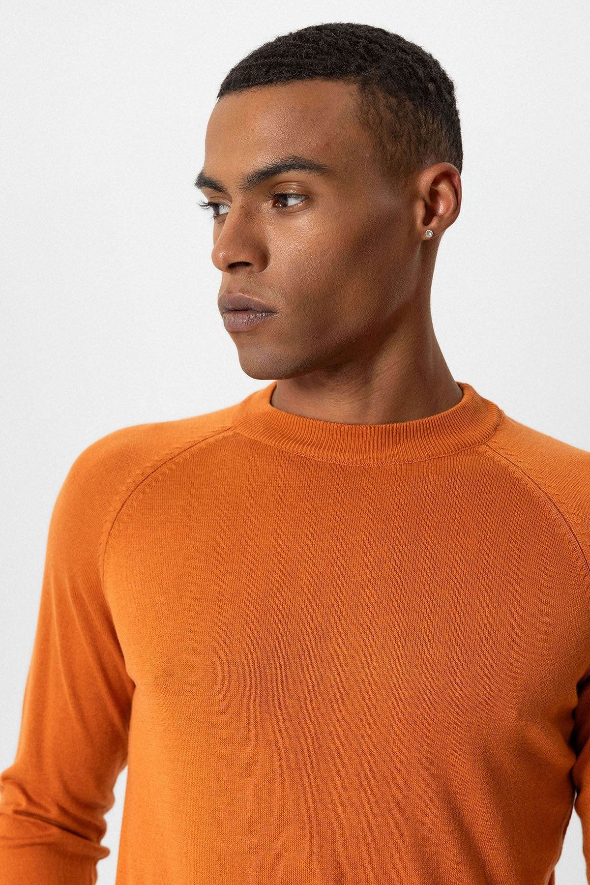 Antioch Bike Neck Slim-Fit Knit Sweater