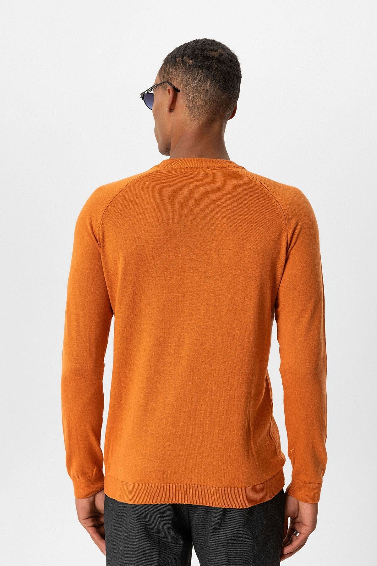 Antioch Bike Neck Slim-Fit Knit Sweater