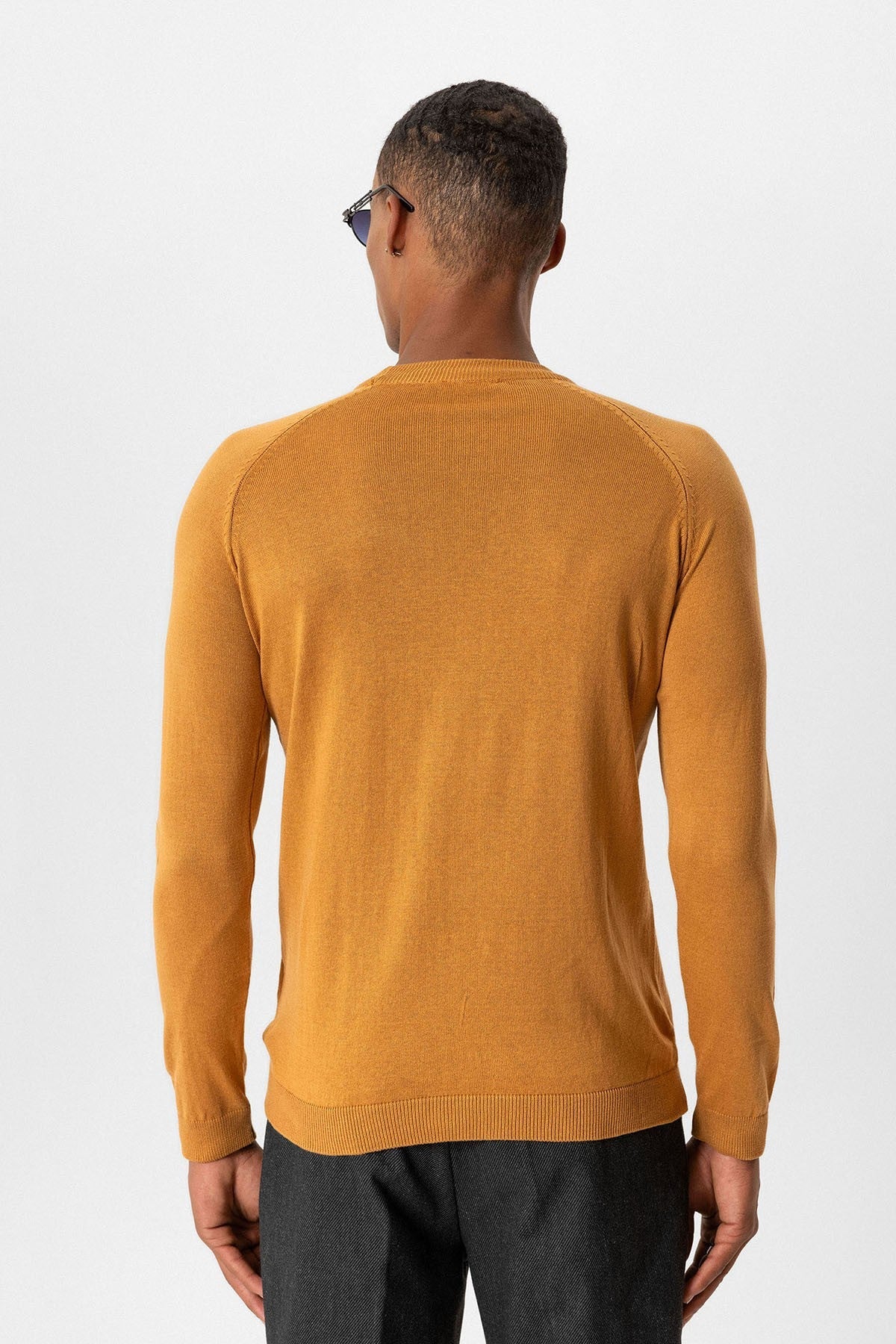 Antioch Bike Neck Slim-Fit Knit Sweater