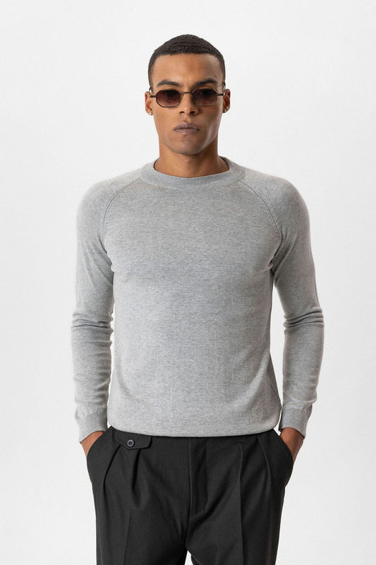 Antioch Bike Neck Slim-Fit Knit Sweater