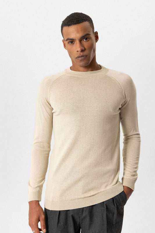 Antioch Bike Neck Slim-Fit Knit Sweater