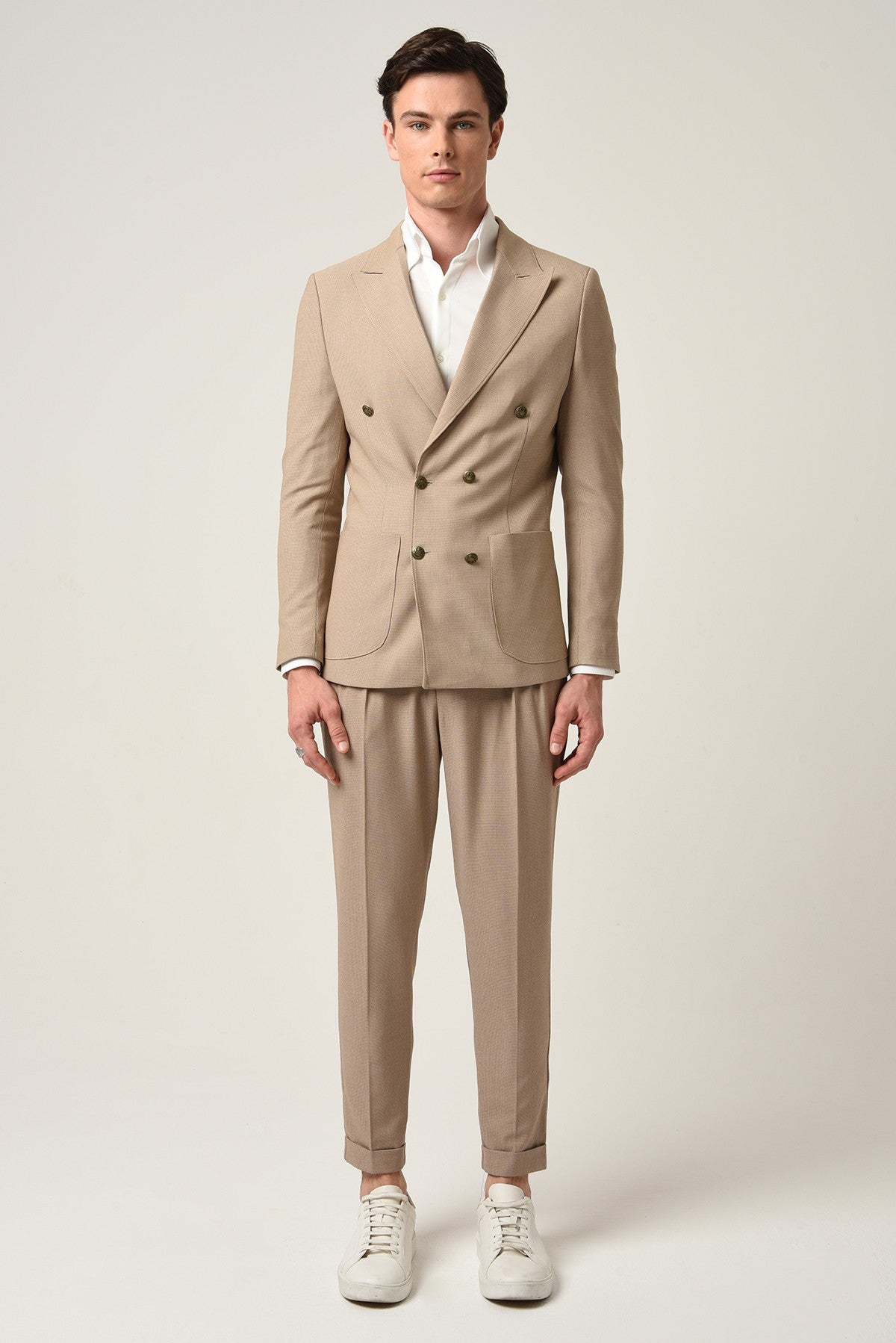 Antioch Slim-Fit Lined Double-Breasted Men's Blazer