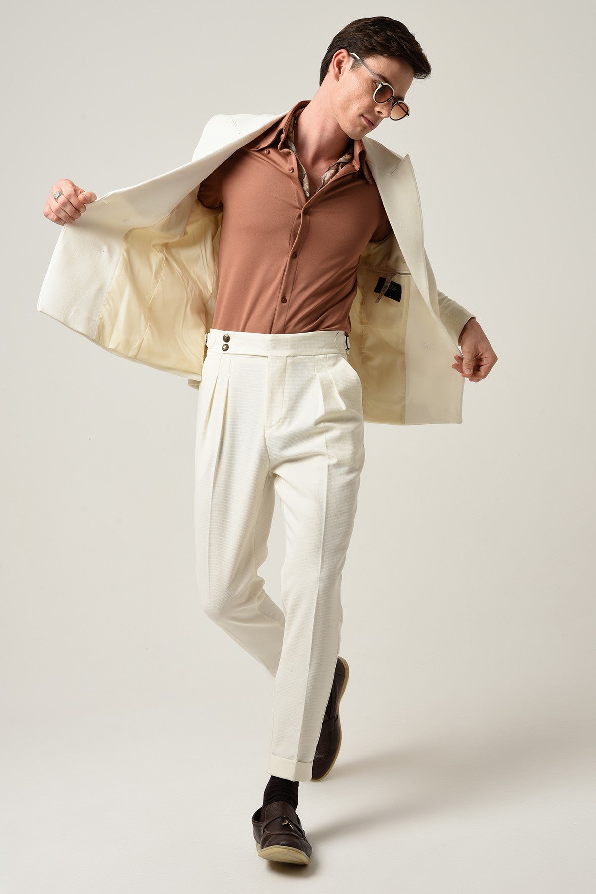 Antioch Slim-Fit Lined Double-Breasted Men's Blazer