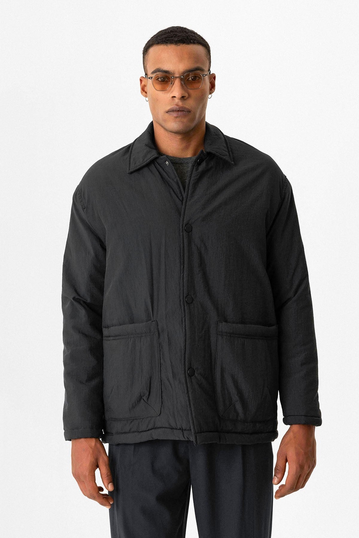 Antioch Lightly Padded Pouch-Pocket Men's Jacket