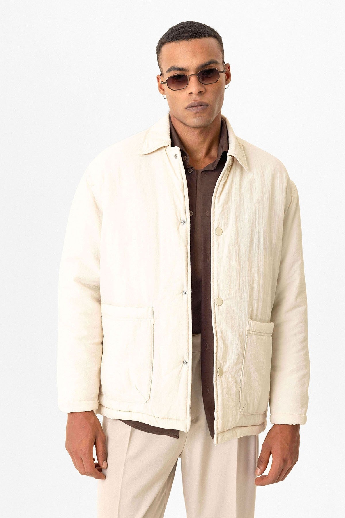 Antioch Lightly Padded Pouch-Pocket Men's Jacket