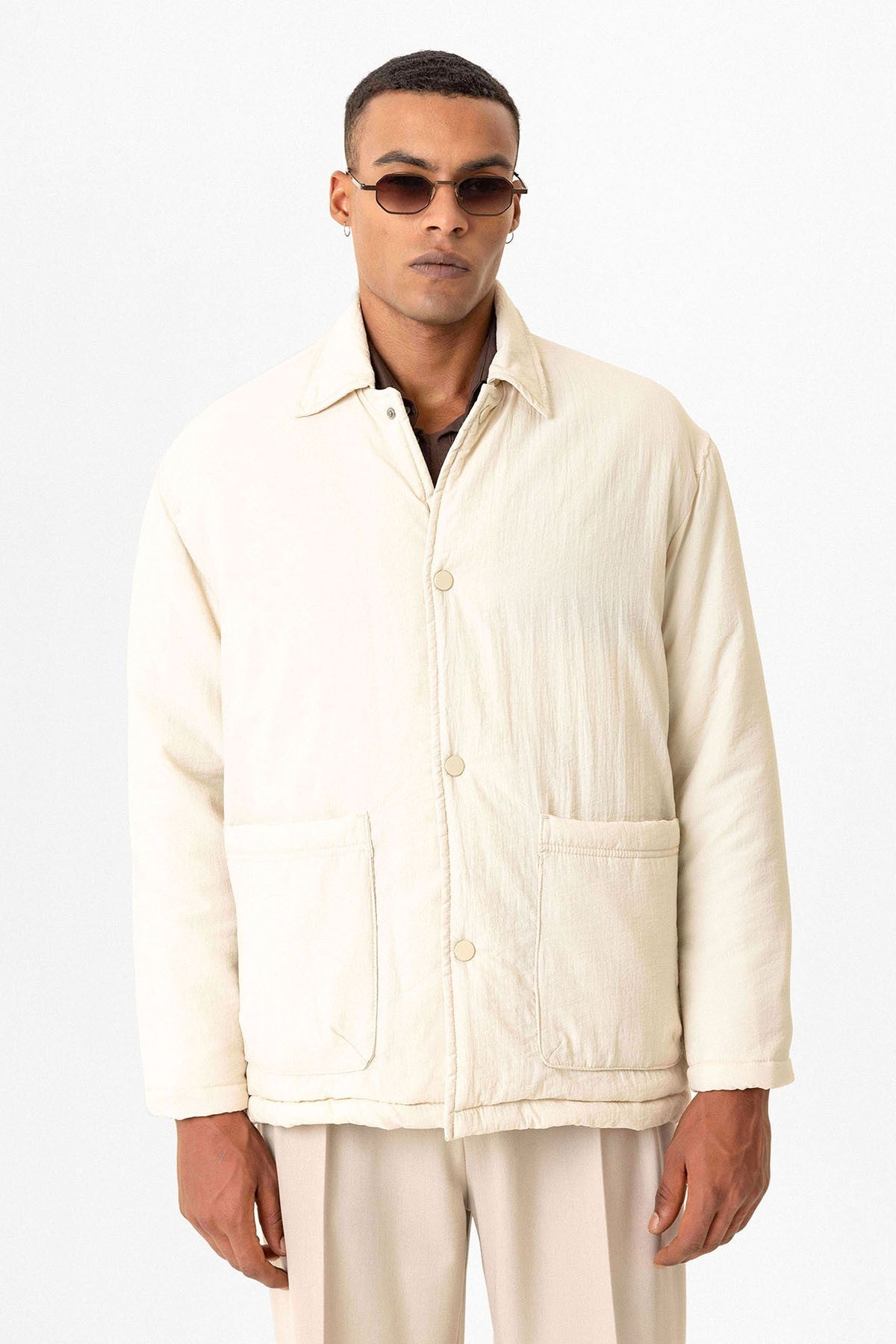 Antioch Lightly Padded Pouch-Pocket Men's Jacket