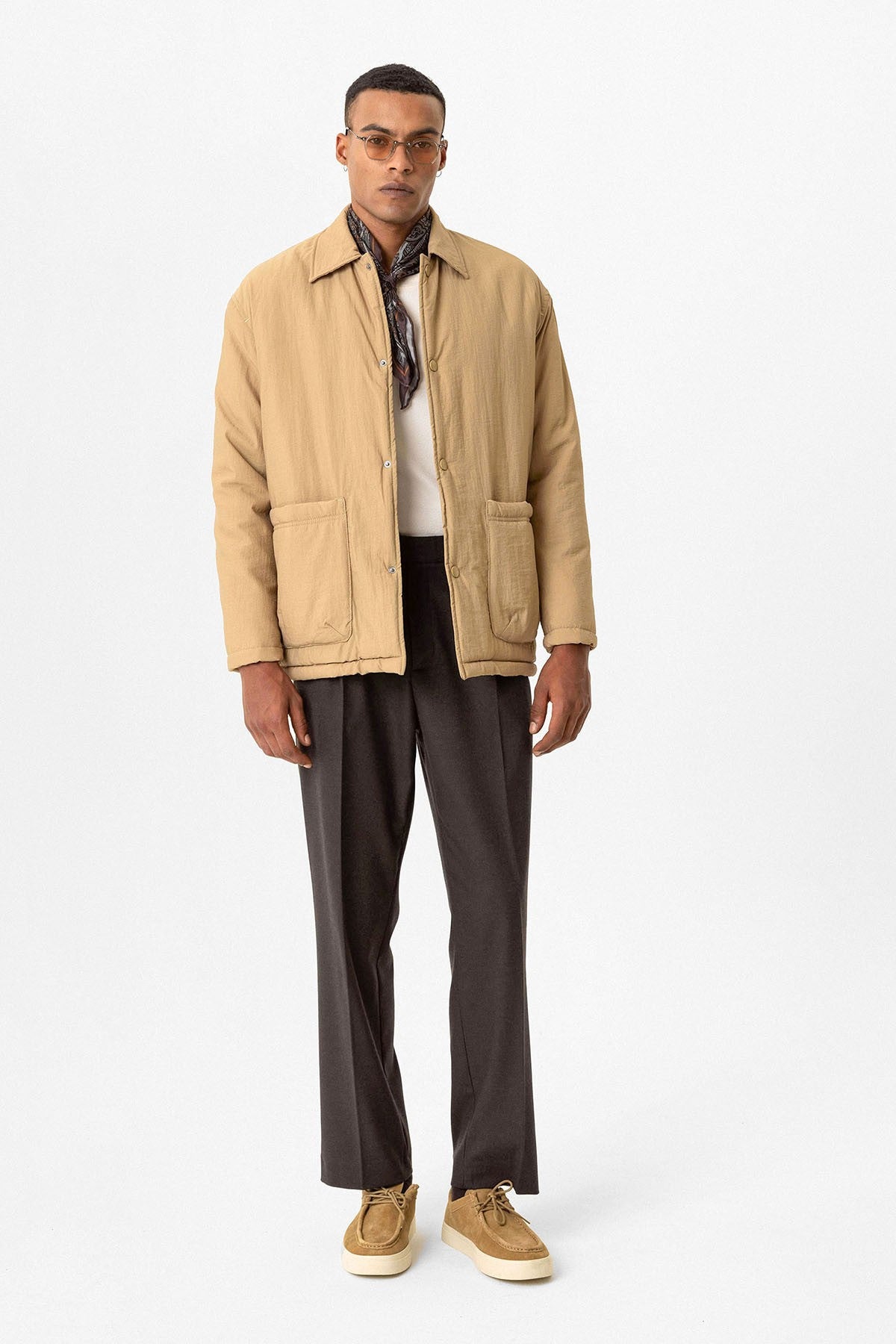 Antioch Lightly Padded Pouch-Pocket Men's Jacket