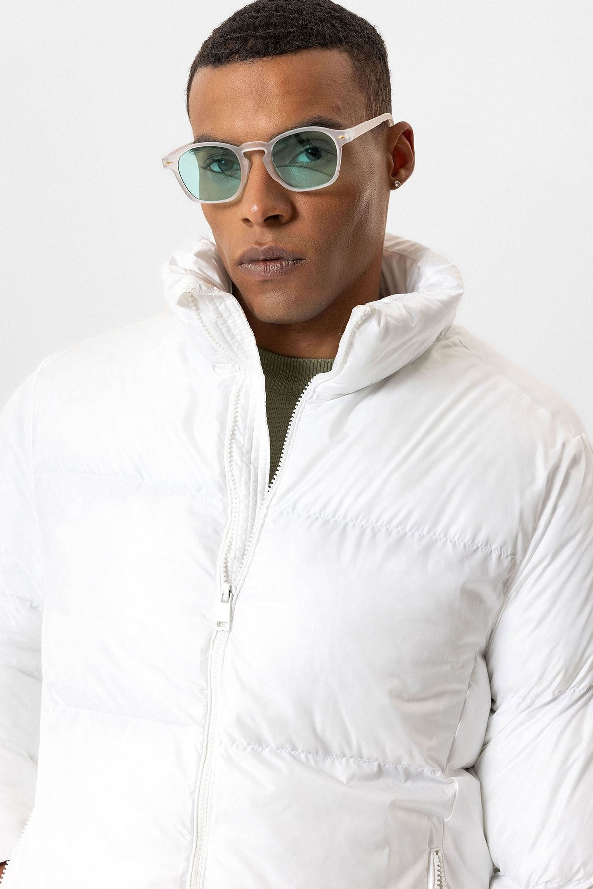 Antioch Stand-Up Collar Rubber Inflatable Jacket