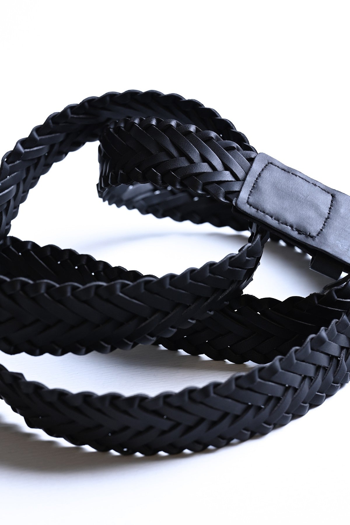 Antioch Faux Leather Knitted Men's Belt