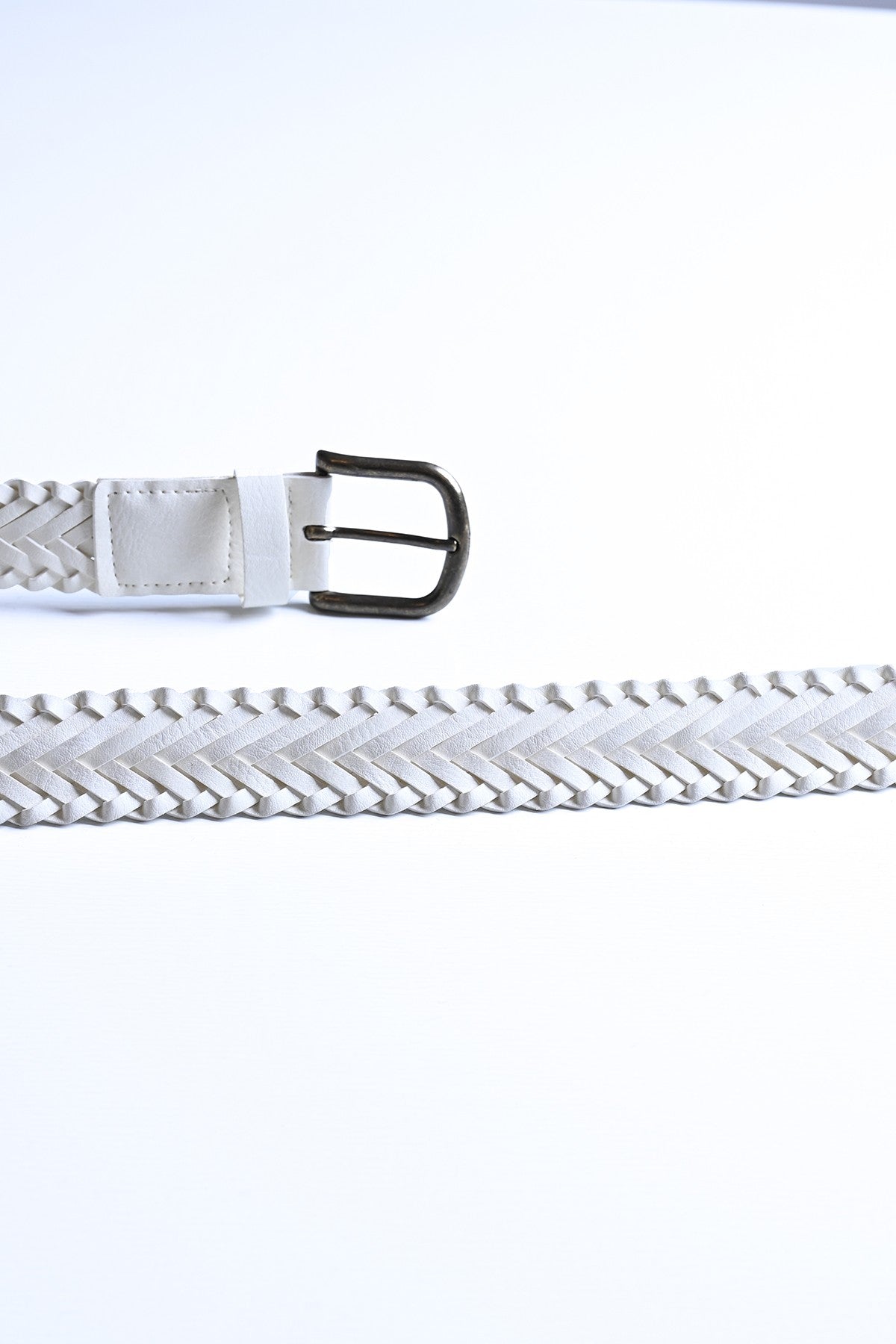 Antioch Faux Leather Knitted Men's Belt