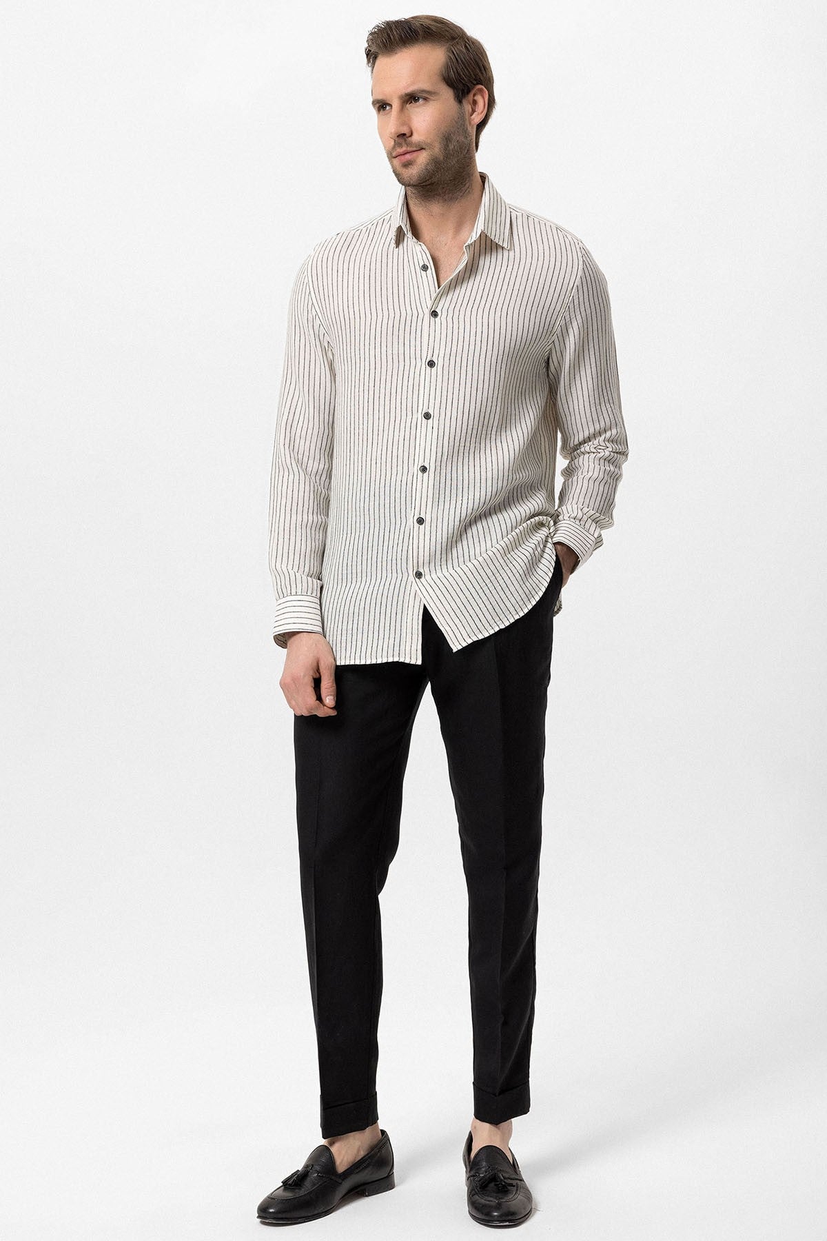 Antioch Cotton Striped Men's Shirt