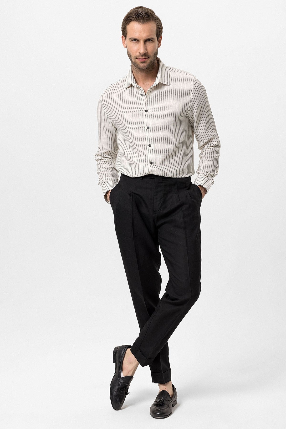 Antioch Cotton Striped Men's Shirt