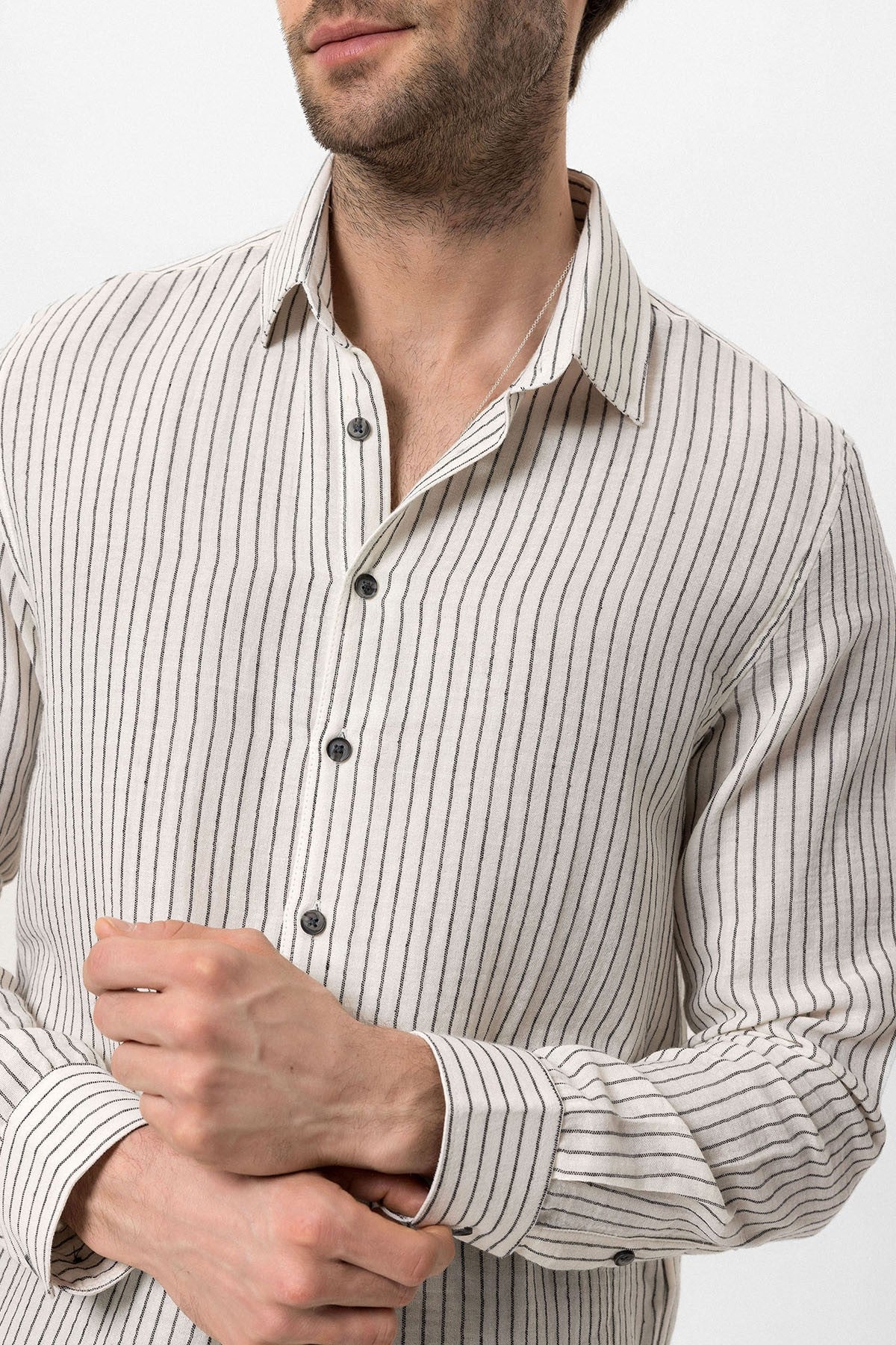 Antioch Cotton Striped Men's Shirt