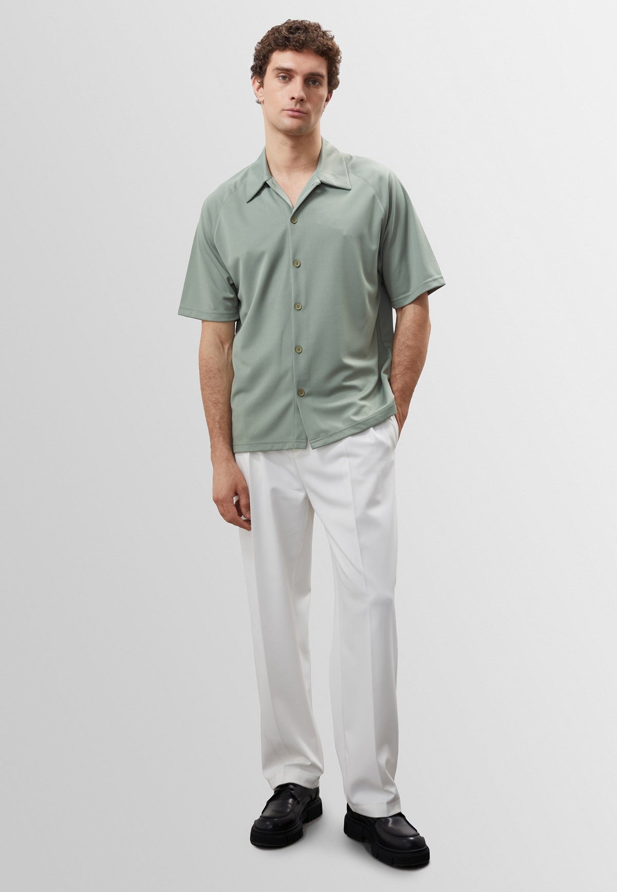 Antioch Oversized Short-Sleeve Men's Shirt