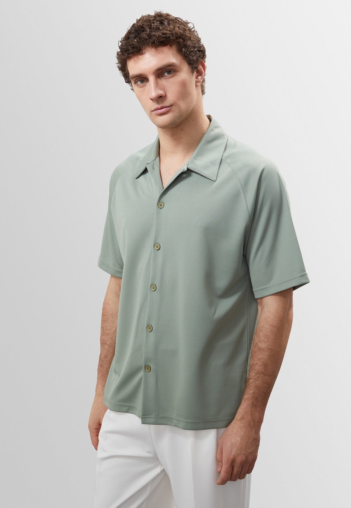 Antioch Oversized Short-Sleeve Men's Shirt