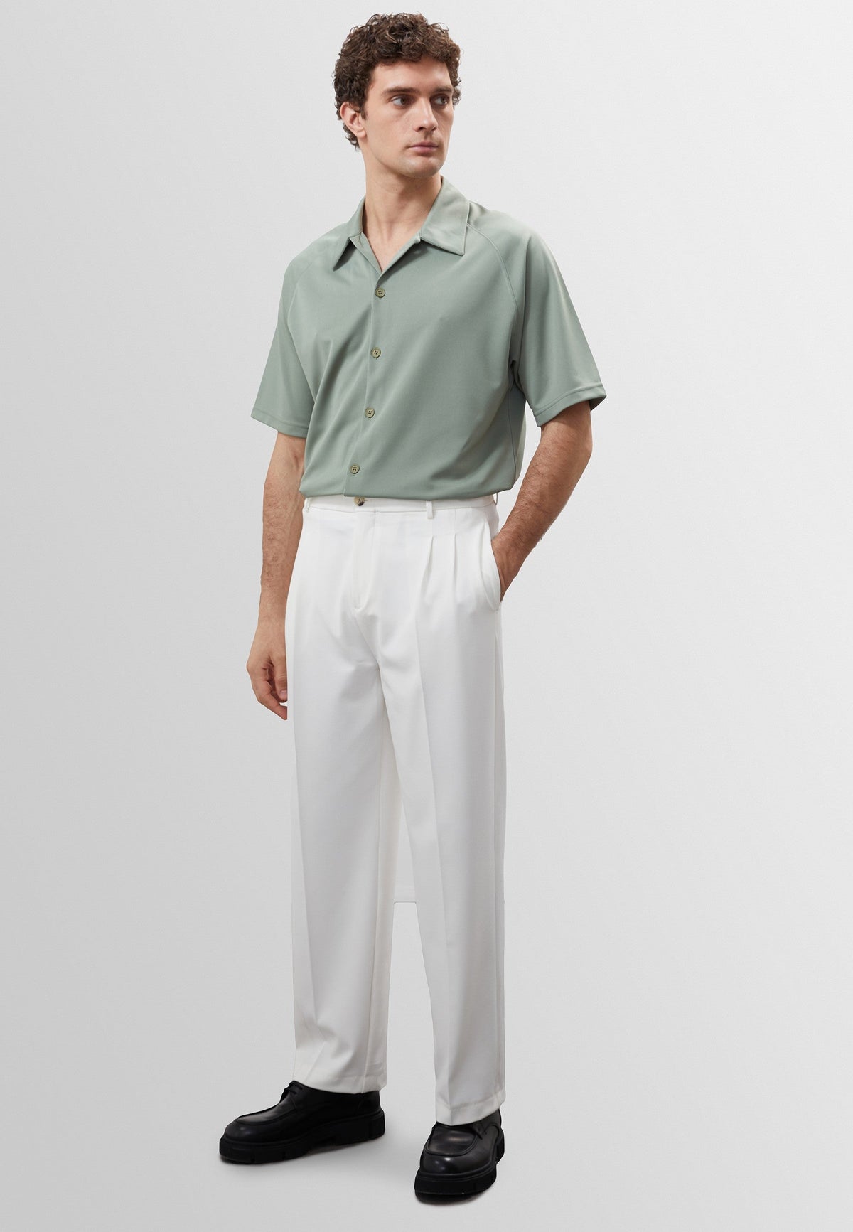 Antioch Oversized Short-Sleeve Men's Shirt