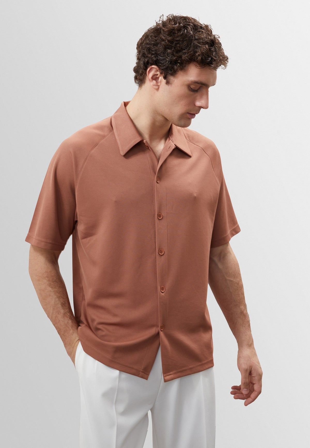 Antioch Oversized Short-Sleeve Men's Shirt