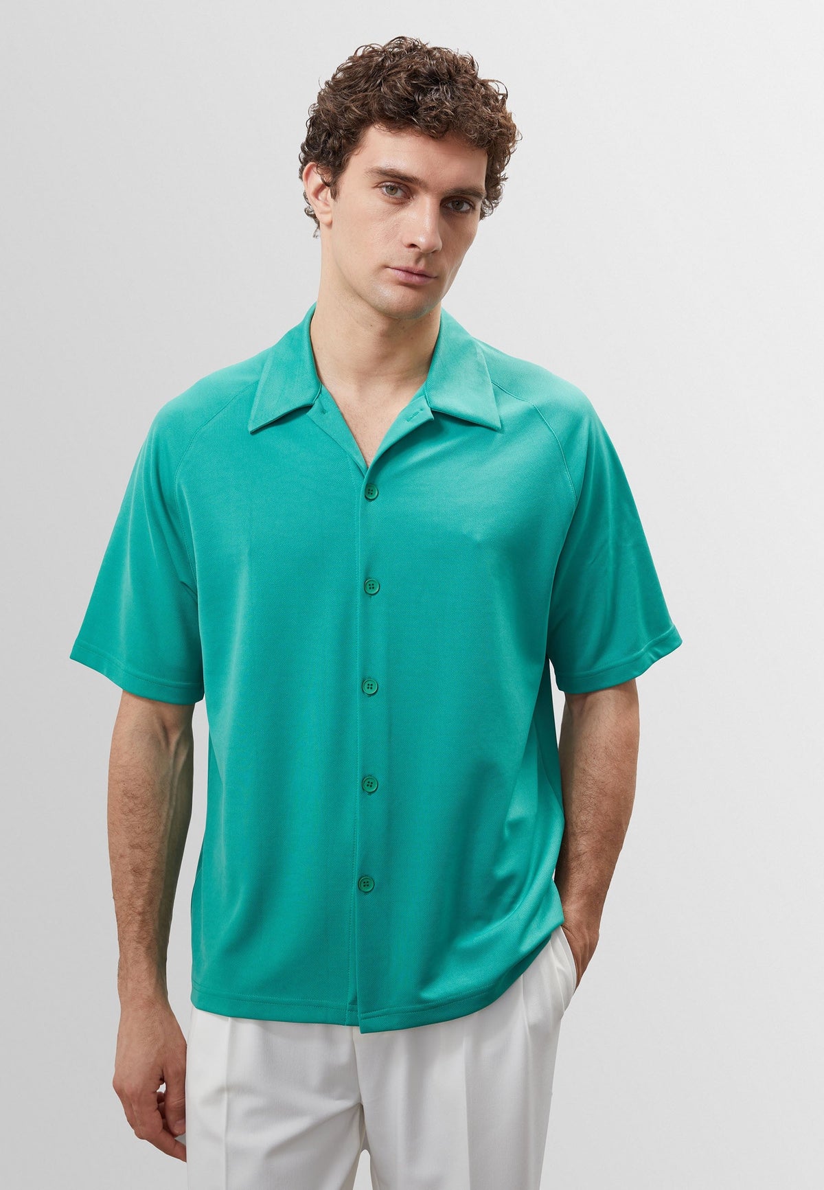 Antioch Oversized Short-Sleeve Men's Shirt