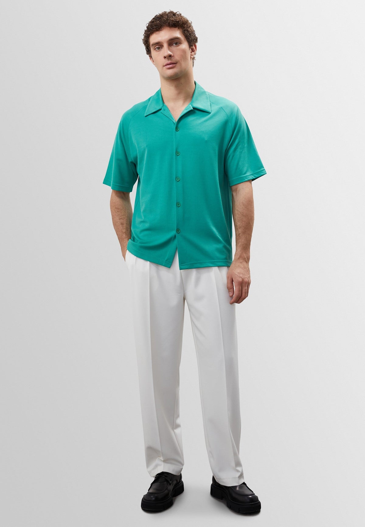 Antioch Oversized Short-Sleeve Men's Shirt