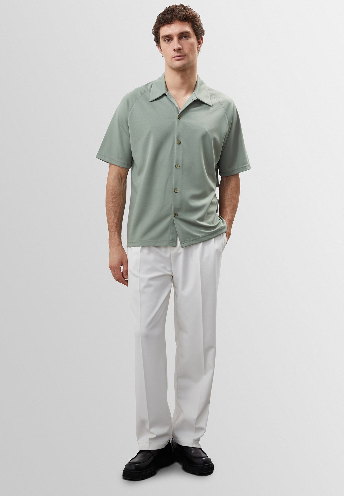 Antioch Oversized Short-Sleeve Men's Shirt