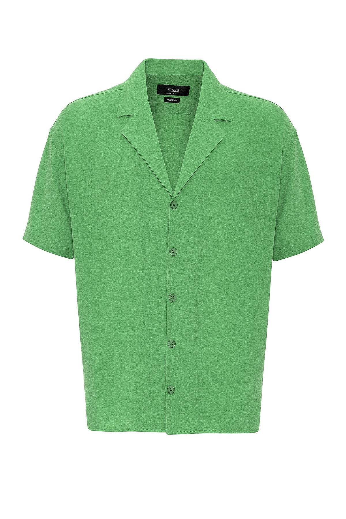 Antioch Oversized Short-Sleeve Men's Shirt with Apache Collar