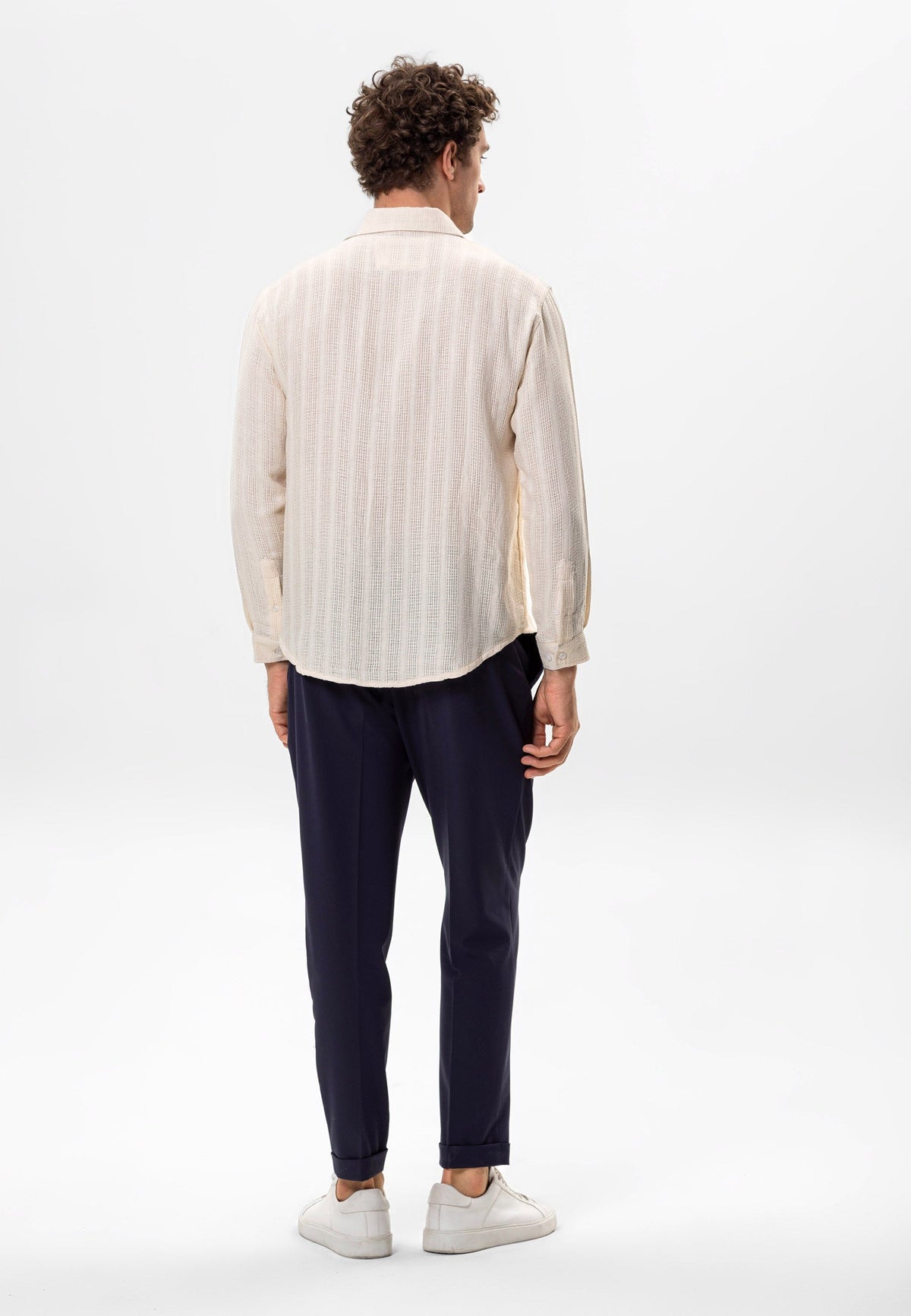 Antioch Knit-Detail Men's Shirt