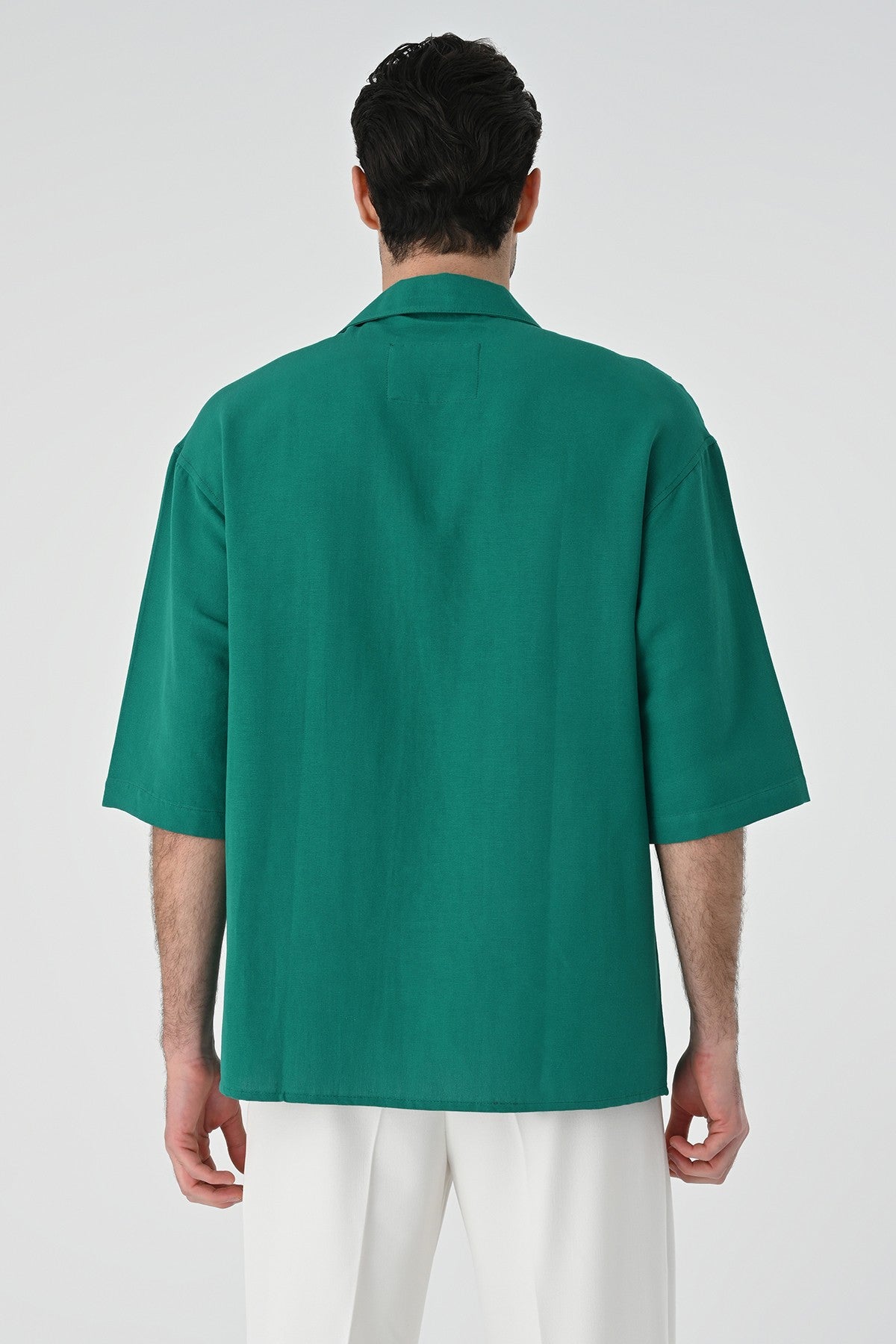 Antioch Fakir Sleeve Hidden-Button Closure Oversized Men's Shirt