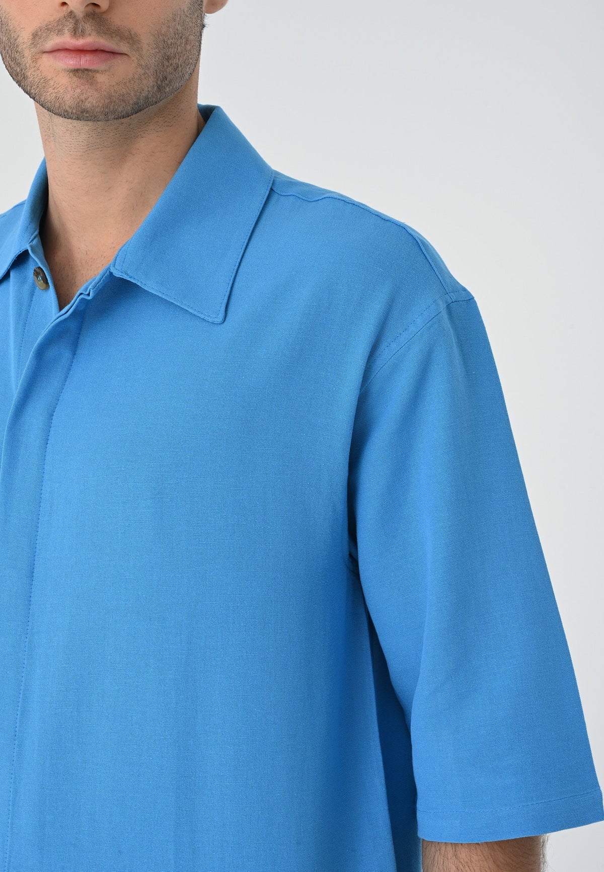 Antioch Fakir Sleeve Hidden-Button Closure Oversized Men's Shirt
