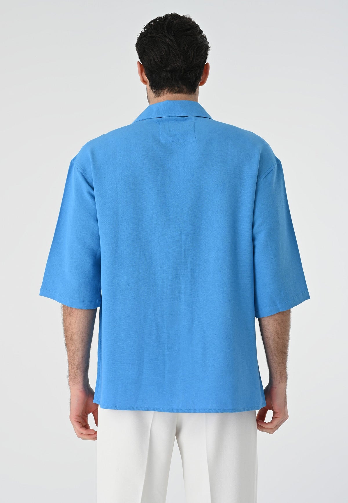 Antioch Fakir Sleeve Hidden-Button Closure Oversized Men's Shirt