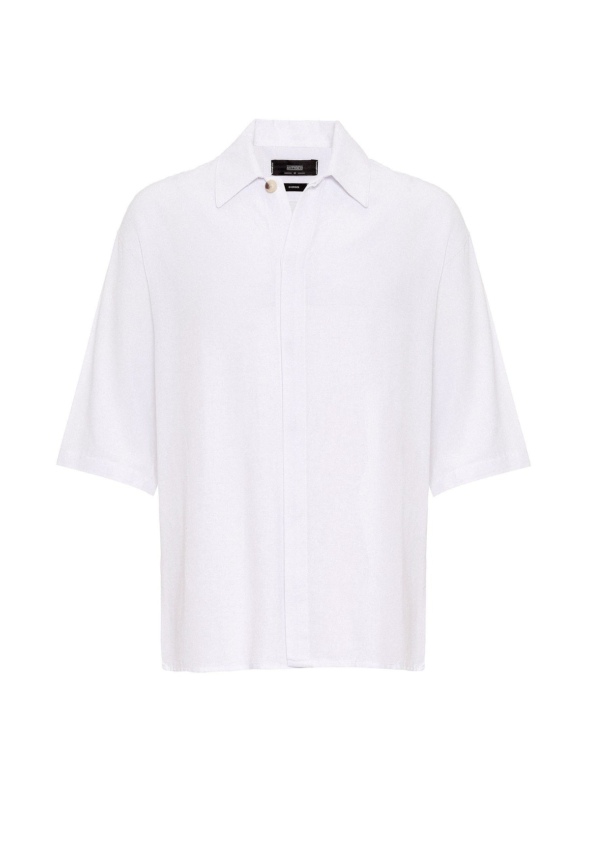 Antioch Fakir Sleeve Hidden-Button Closure Oversized Men's Shirt
