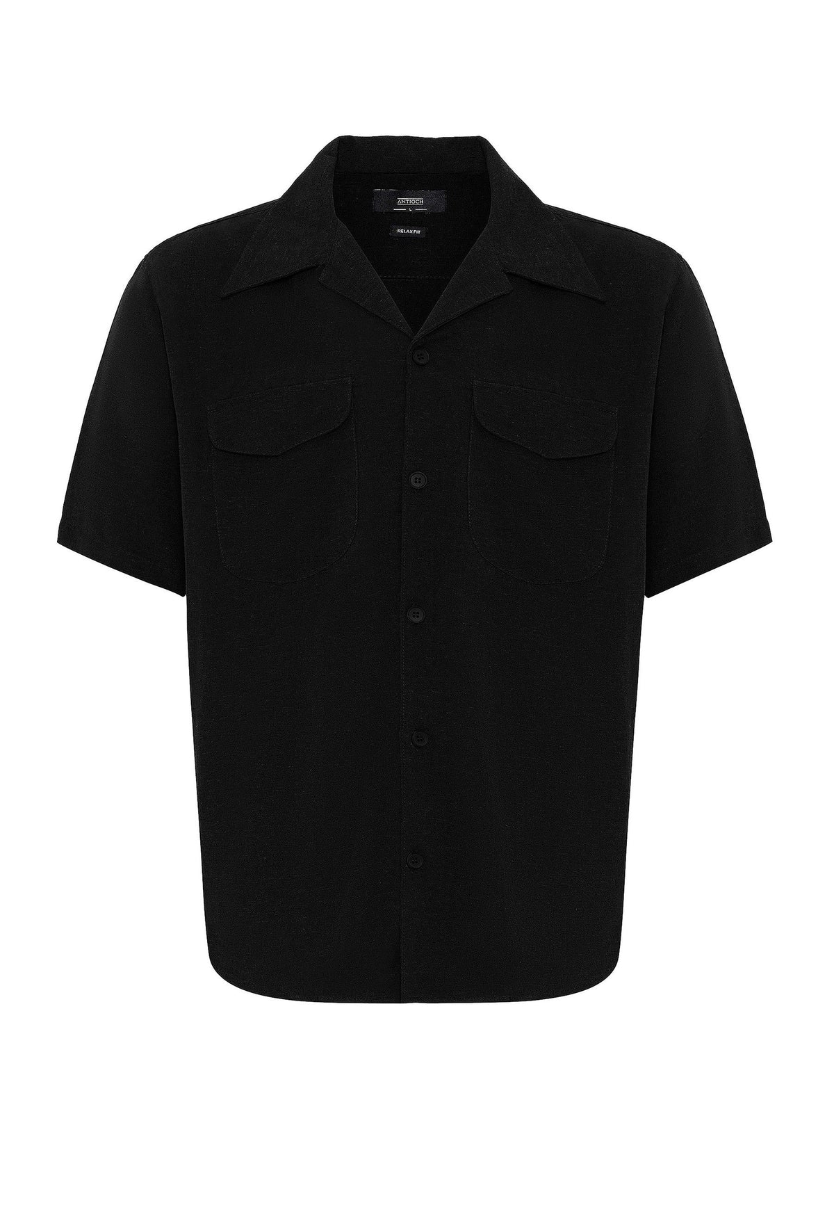 Antioch Men's Shirt with Apache Collar and Pocket Details