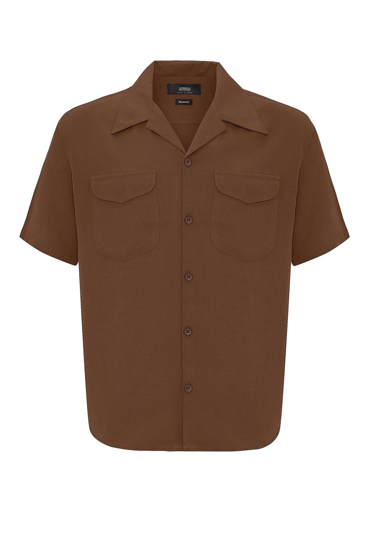 Antioch Men's Shirt with Apache Collar and Pocket Details