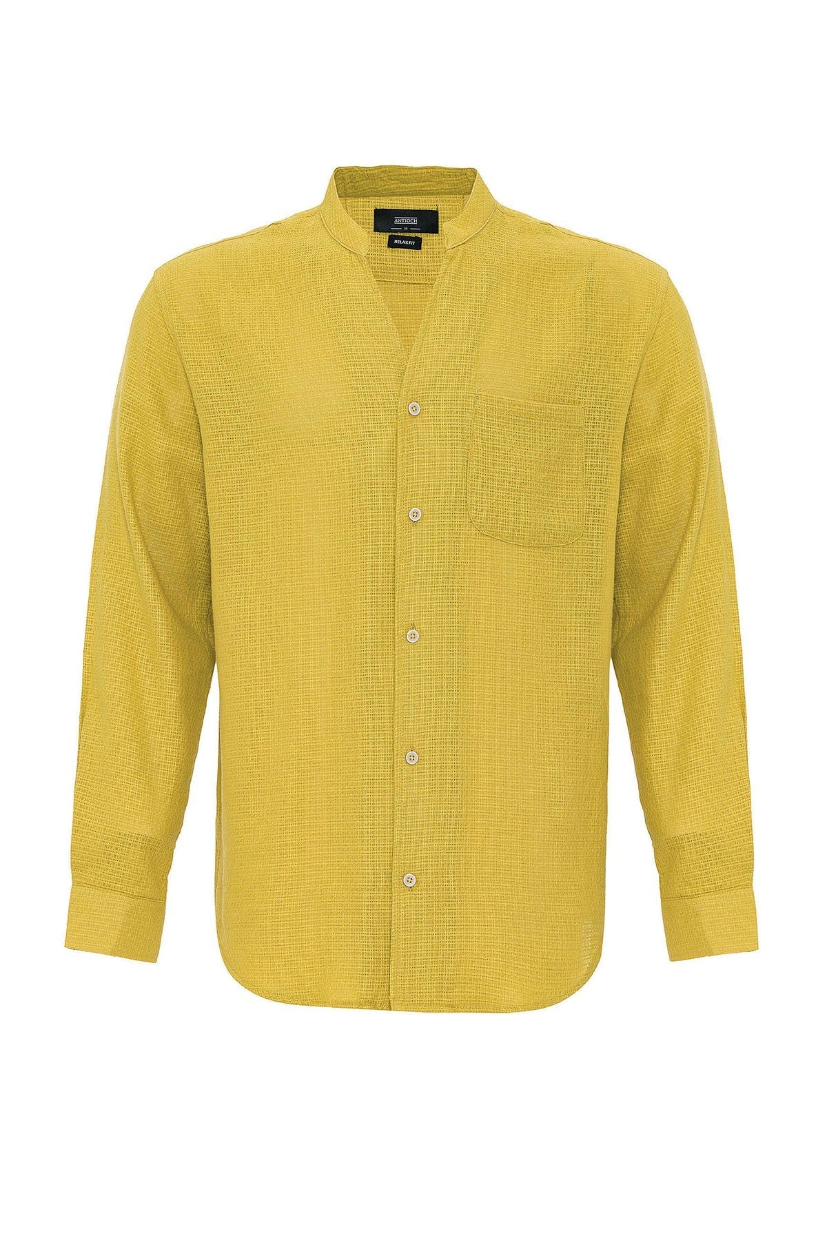 Antioch Crew-Neck Knitted Textured Men's Shirt