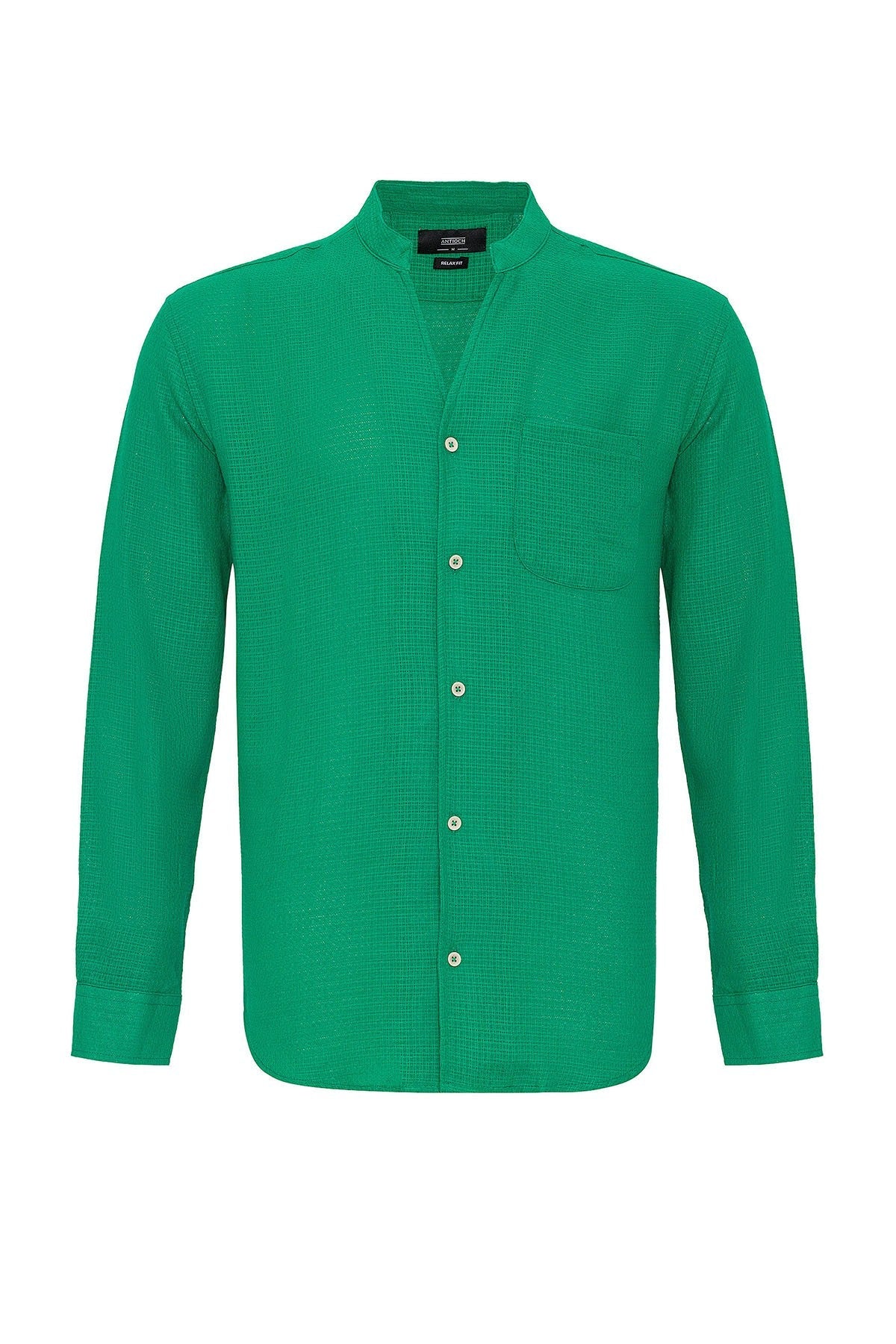 Antioch Crew-Neck Knitted Textured Men's Shirt
