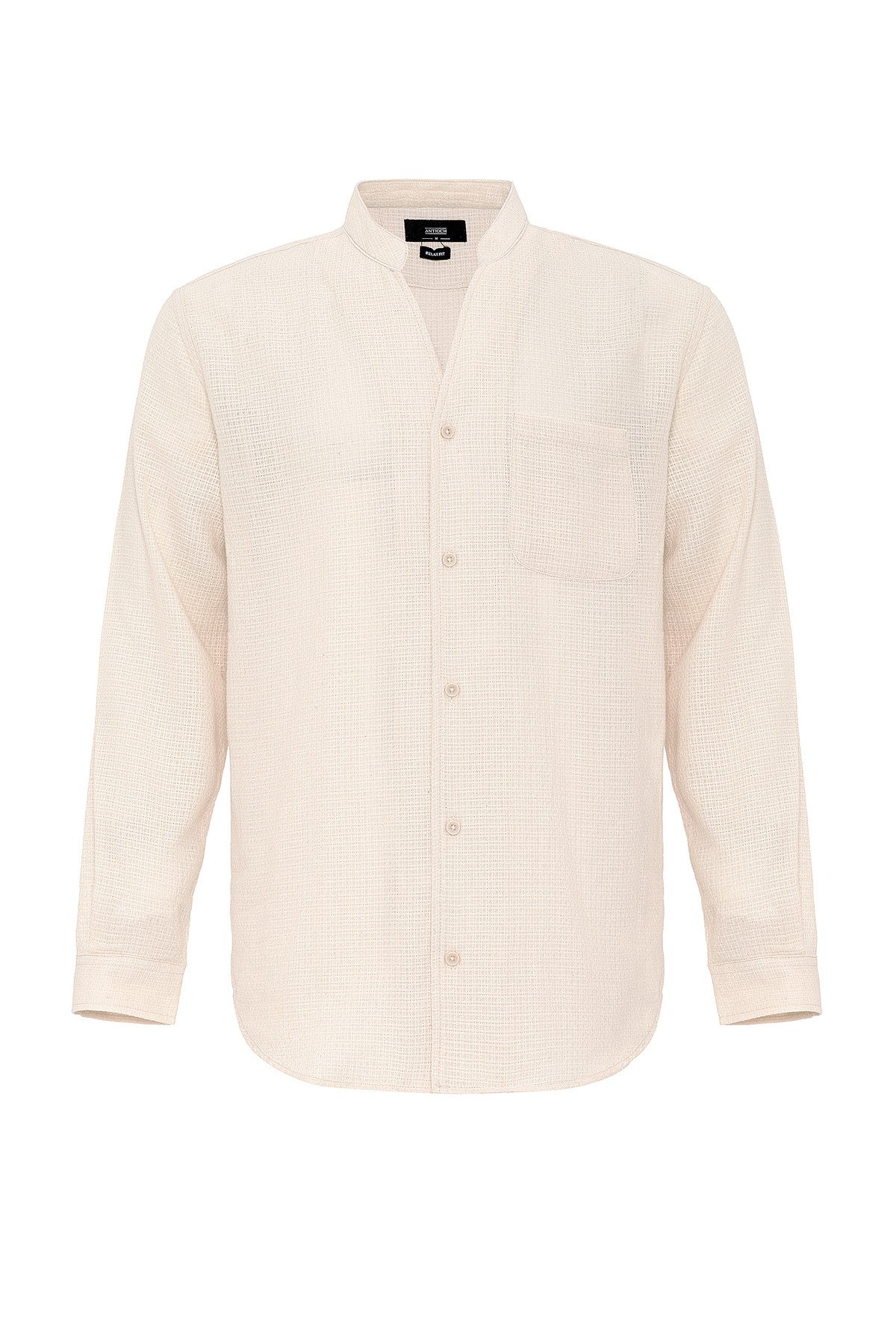 Antioch Crew-Neck Knitted Textured Men's Shirt
