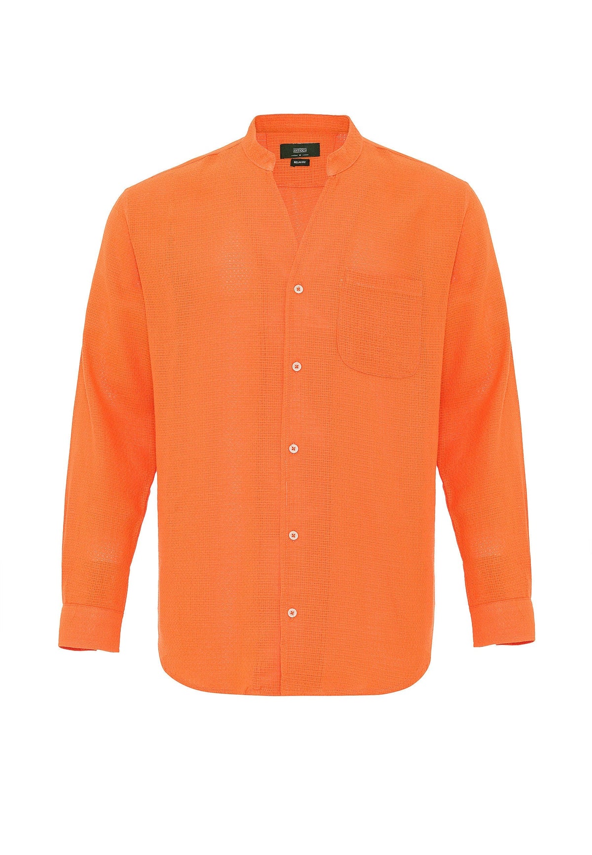 Antioch Crew-Neck Knitted Textured Men's Shirt