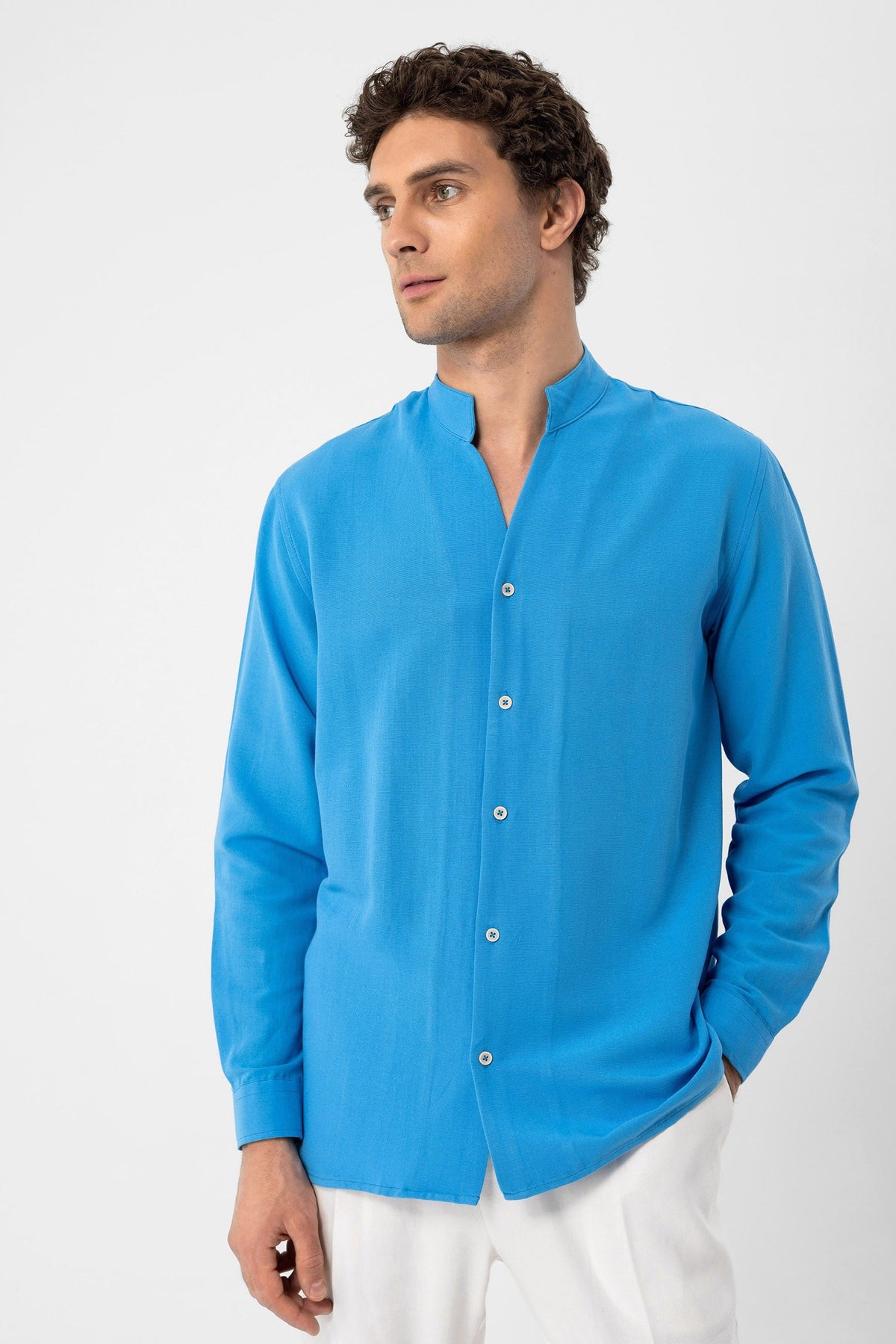 Antioch Collared Long-Sleeved Men's Shirt