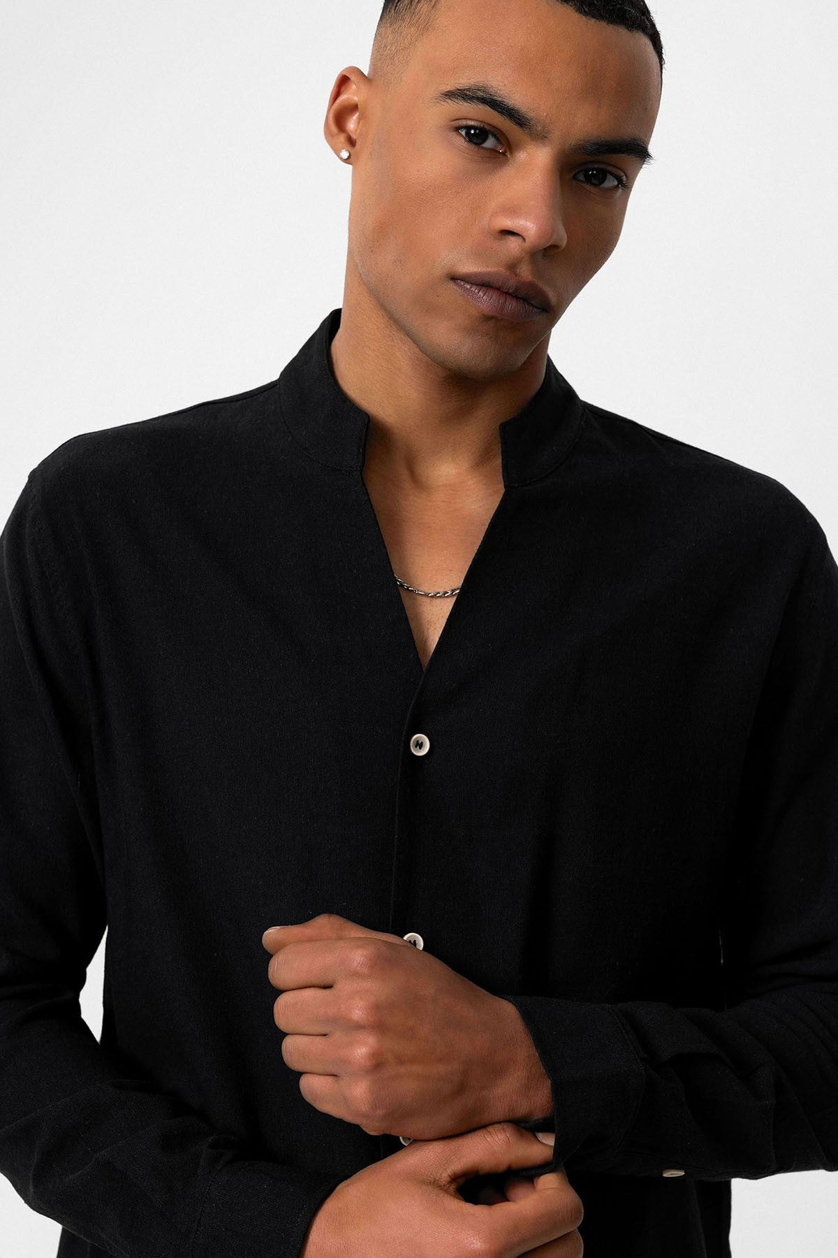 Antioch Collared Long-Sleeved Men's Shirt