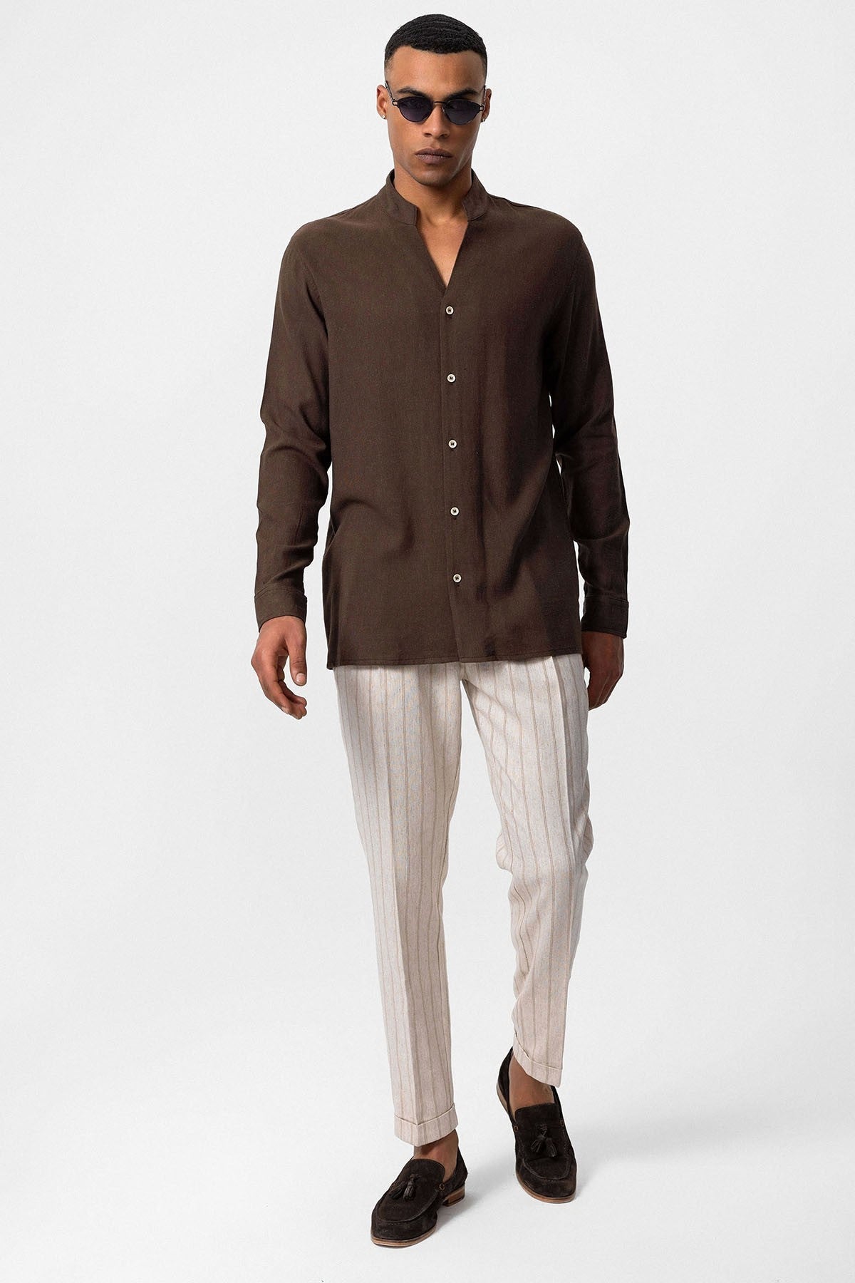 Antioch Collared Long-Sleeved Men's Shirt