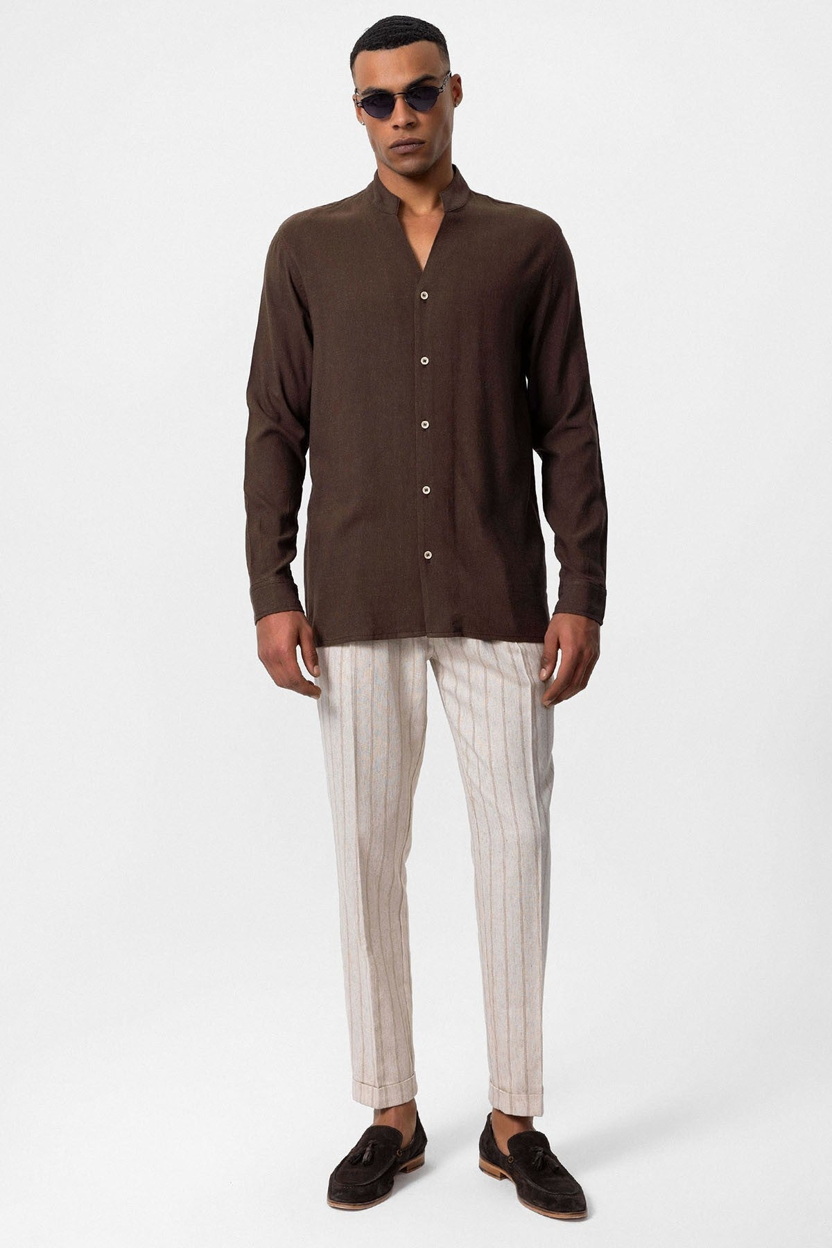 Antioch Collared Long-Sleeved Men's Shirt