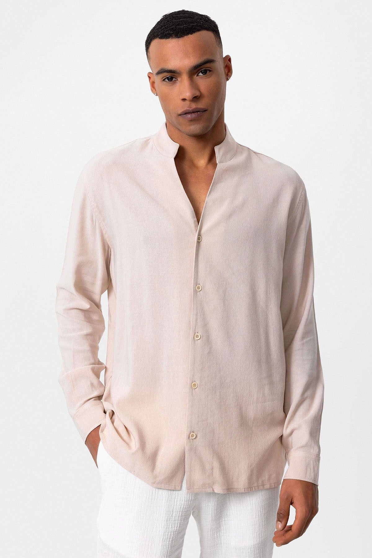 Antioch Collared Long-Sleeved Men's Shirt