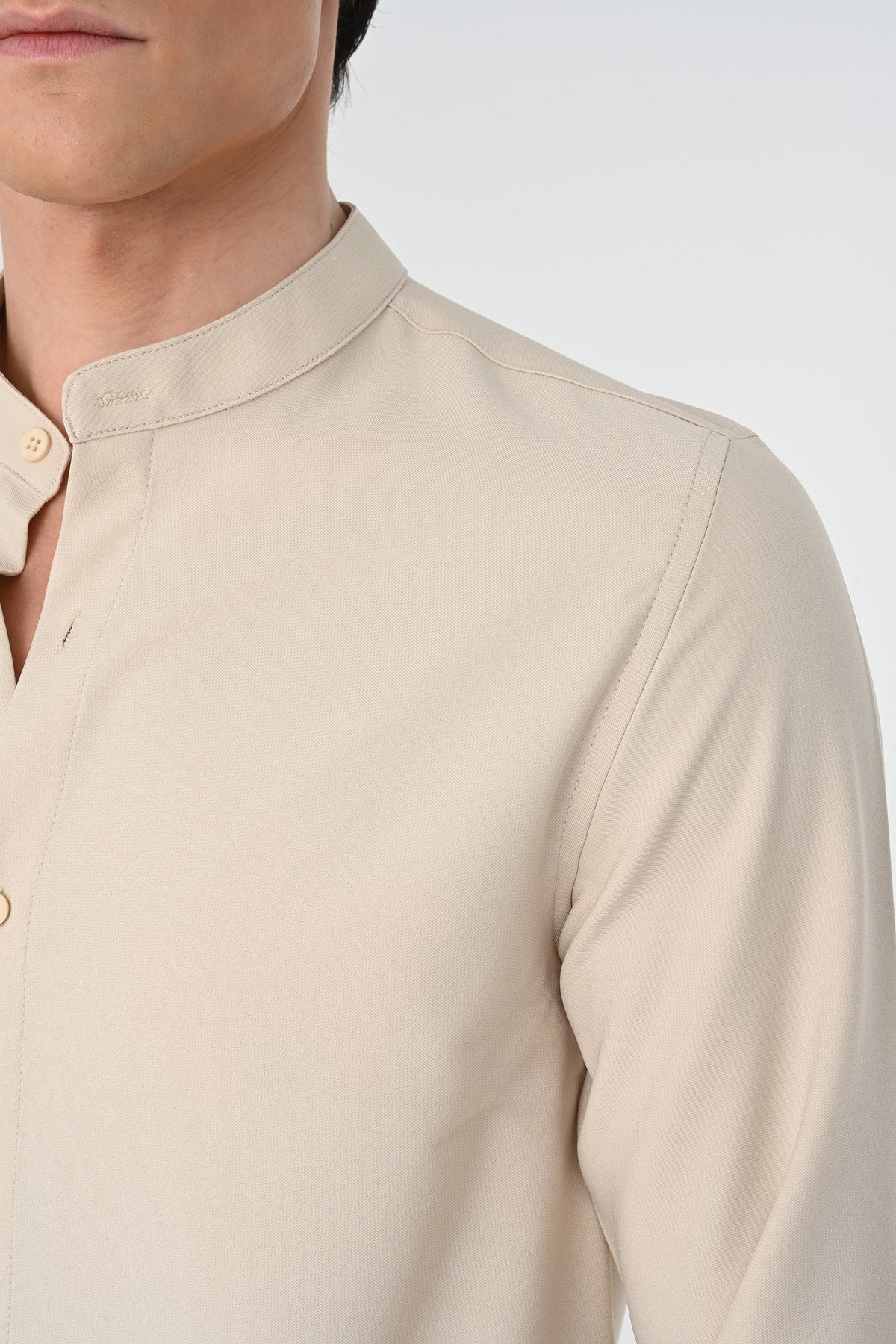 Antioch Regular Fit Mandarin Collar Men's Shirt