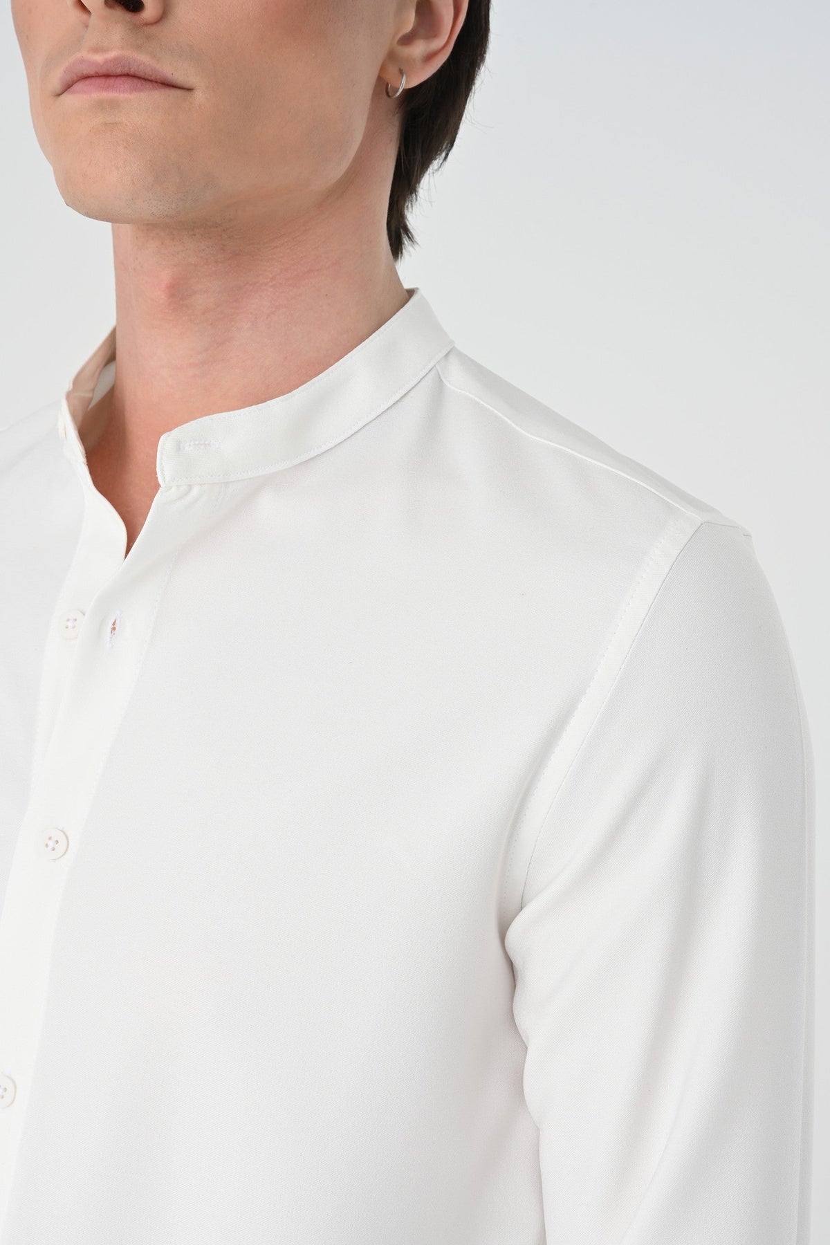 Antioch Regular Fit Mandarin Collar Men's Shirt
